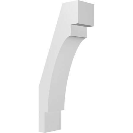 Ekena Millwork 4-in. W x 8-in. D x 20-in. H Merced Architectural Grade PVC Knee Brace BRCP04X08X20MRC
